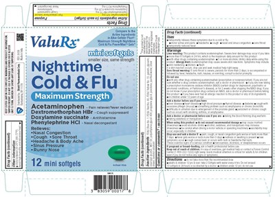 Carton (Nighttime Cold And Flu Mini)
